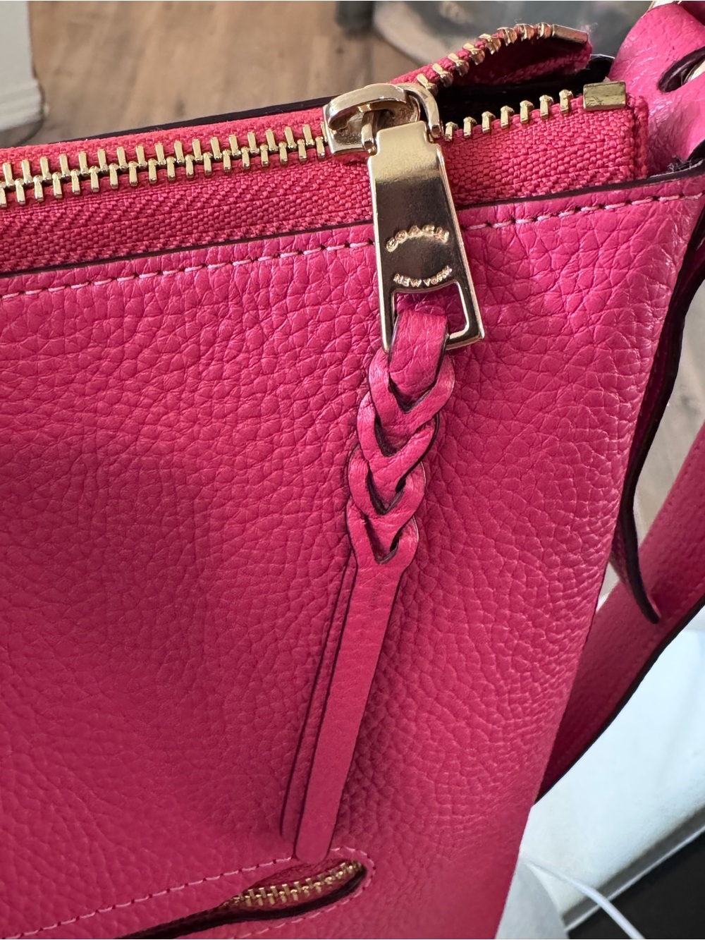 Coach Pink Slouchy Val Duffle Bag - Picture 14 of 14